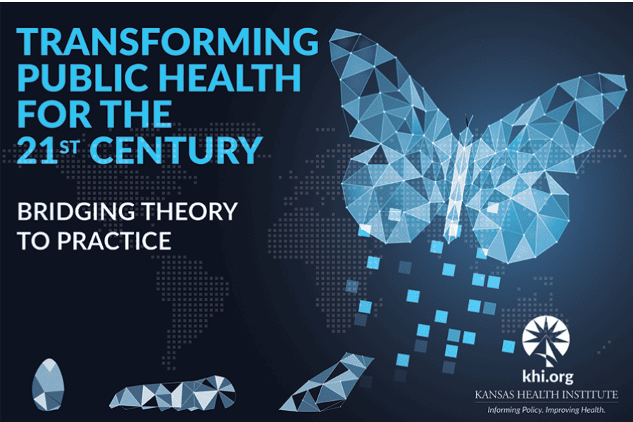 Transforming Public Health for the 21st Century: Bridging Theory to Practice Blog Series Graphic.