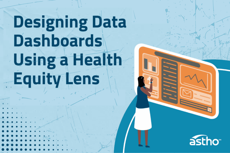 Title on thumbnail reads Designing Data Dashboards Using a Health Equity Lens